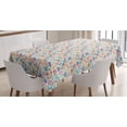 thumbnail image 1 of Ambesonne Colorful Tablecloth Rectangular Table Cover, Clothes Train Cartoon Art, 60"x84", Multicolor, 1 of 4