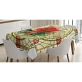 thumbnail image 1 of Ambesonne Colorful Tablecloth Rectangular Table Cover, Flower Lily Leaves, 60"x90", Multicolor, 1 of 4