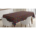 thumbnail image 1 of Ambesonne Colorful Tablecloth Rectangular Table Cover, Geometrical Abstract, 52"x70", Multicolor, 1 of 4