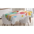 thumbnail image 1 of Ambesonne Colorful Tablecloth Rectangular Table Cover, Hawaiian Beach Party, 60"x90", Multicolor, 1 of 4