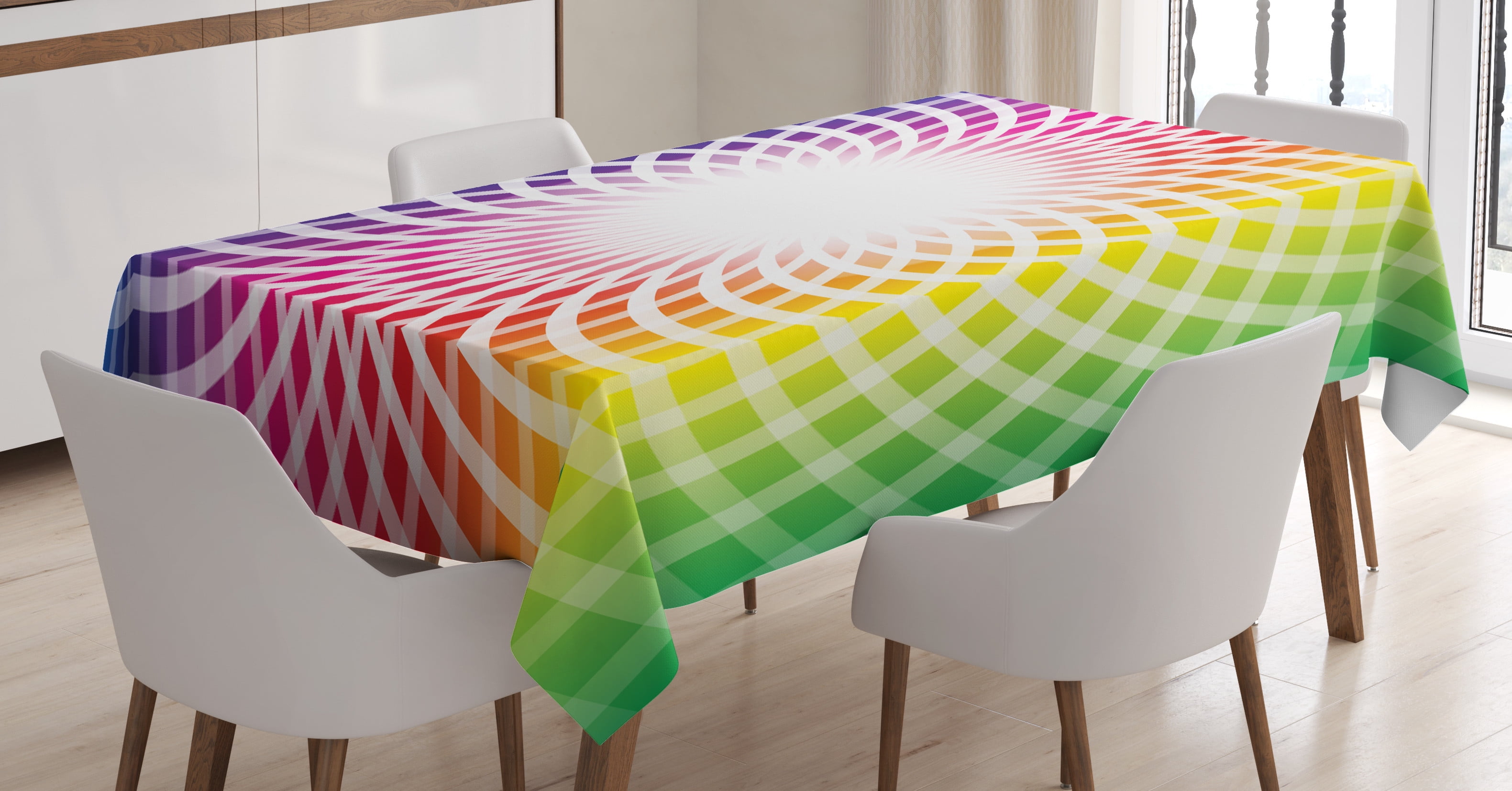 Ambesonne Colorful Tablecloth Rectangular Table Cover, Magic Fantasy ...
