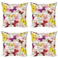 thumbnail image 1 of Ambesonne Colorful Throw Pillow Cover 4 Pack, Love Letters Romantic, 20", Multicolor, 1 of 6