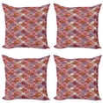 thumbnail image 1 of Ambesonne Colorful Throw Pillow Cover 4 Pack, Nomadic Rug Tribal, 16", Multicolor, 1 of 2
