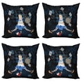 thumbnail image 1 of Ambesonne Colorful Throw Pillow Cover 4 Pack, Rose Flowers, 20", Multicolor, 1 of 6