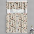 thumbnail image 1 of Ambesonne Colorful Valance & Curtain, French Eiffel Tower Image, 55"x36", Multicolor, 1 of 6