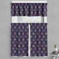 thumbnail image 1 of Ambesonne Colorful Valance & Curtain, Nordic Christmas Trees, 55"x24", Multicolor, 1 of 6