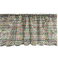 thumbnail image 1 of Ambesonne Colorful Window Valance, Continuing Round Squares, 54" X 12", Multicolor, 1 of 3
