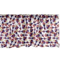 thumbnail image 1 of Ambesonne Colorful Window Valance, Pattern with Random Abstract Combinations of Triangles in Lively Colors and Dots, Curtain Valance for Kitchen Bedroom Decor with Rod Pocket, 54" X 18", Multicolor, 1 of 2