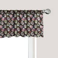 thumbnail image 1 of Ambesonne Colorful Window Valance, Sugar Skulls Flowers, 54" X 18", Multicolor, 1 of 3
