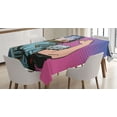 thumbnail image 1 of Ambesonne Comics Tablecloth Rectangular Table Cover, Retro Comics Woman, 60"x84", Multicolor, 1 of 4