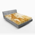 thumbnail image 1 of Ambesonne Compass Fitted Sheet, Old Fashioned World Map, Queen Size, Cream Tan, 1 of 3