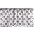 thumbnail image 1 of Ambesonne Compass Window Valance, Diamond Windrose Leaf, 54" X 12", Dark Blue Dark Coral, 1 of 3