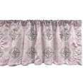 thumbnail image 1 of Ambesonne Compass Window Valance, Windroses Pattern, 54" X 18", Pale Mauve Pale Pink, 1 of 3