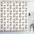thumbnail image 1 of Ambesonne Coneflower Shower Curtain, Flourishing Garden Art, 69"Wx84"L, Multicolor, 1 of 5