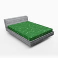 thumbnail image 1 of Ambesonne Constellation Fitted Sheet, Cluster of Stars, Full Size, Blue Dark Blue White, 1 of 2