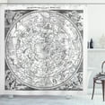 thumbnail image 1 of Ambesonne Constellation Shower Curtain, Antique Boreal, 69"Wx70"L, Grey, 1 of 3