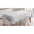 thumbnail image 1 of Ambesonne Constellation Tablecloth Rectangular Table Cover, Stars Scientific, 60"x90", Charcoal Grey White, 1 of 4