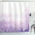 thumbnail image 1 of Ambesonne Contemporary Shower Curtain, Geometric Abstract Art, 69"Wx75"L, Pastel Purple, 1 of 1