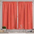 thumbnail image 1 of Ambesonne Coral Kitchen Curtains, Vintage Wood Board Barn, 55"x45", Dark Coral, 1 of 3