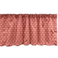 thumbnail image 1 of Ambesonne Coral Window Valance, Flower Floral Romance, 54" X 18", Coral, 1 of 3