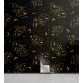 thumbnail image 1 of Ambesonne Cosmic Moth Peel & Stick Wallpaper for Home, Art of Medieval Wings, 13"x72", Dark Brown Pale Orange, 1 of 1