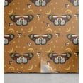thumbnail image 1 of Ambesonne Cosmic Moth Peel & Stick Wallpaper for Home, Esoteric Wingy Pattern, 13"x36", Pale Brown Cinnamon, 1 of 5