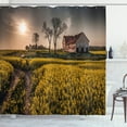 thumbnail image 1 of Ambesonne Country Home Shower Curtain, Old Rural House, 69"Wx75"L, Multicolor, 1 of 3