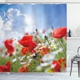 thumbnail image 1 of Ambesonne Country Shower Curtain, Spring Meadow, 69"Wx84"L, Multicolor, 1 of 3