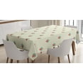 thumbnail image 1 of Ambesonne Country Tablecloth Rectangular Table Cover, Country Style Ornaments, 60"x84", Beige Teal Red, 1 of 3