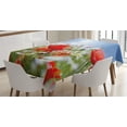 thumbnail image 1 of Ambesonne Country Tablecloth Rectangular Table Cover, Spring Meadow, 60"x84", Multicolor, 1 of 4