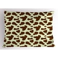 thumbnail image 1 of Ambesonne Cow Print Pillow Sham, Cattle Skin with Spot, 36" X 20", Pale Yellow Brown, 1 of 2