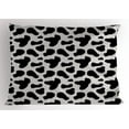 thumbnail image 1 of Ambesonne Cow Print Pillow Sham, Cow Hide Black Spots, 26" X 20", Charcoal Grey White, 1 of 2