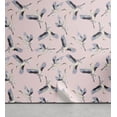thumbnail image 1 of Ambesonne Crane Peel & Stick Wallpaper for Home, Flying Japan Birds Anime Vibe, 13"x72", Rose Ceil Blue Cream, 1 of 5