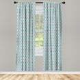 thumbnail image 1 of Ambesonne Curtains, Pair of 28"x63", Pale Blue, 1 of 2