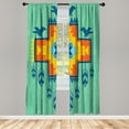 thumbnail image 1 of Ambesonne Curtains, Pair of 28"x63", Seafoam Blue, 1 of 2
