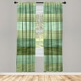 thumbnail image 1 of Ambesonne Curtains, Pair of 28"x84", Almond Green, 1 of 2