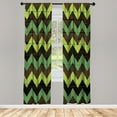 thumbnail image 1 of Ambesonne Curtains, Pair of 28"x84", Apple Green, 1 of 2