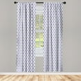 thumbnail image 1 of Ambesonne Curtains, Pair of 28"x84", Blue Violet, 1 of 2