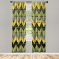 thumbnail image 1 of Ambesonne Curtains, Pair of 28"x84", Pale Green, 1 of 2