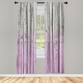 thumbnail image 1 of Ambesonne Curtains, Pair of 28"x84", Pale Purple, 1 of 2