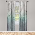 thumbnail image 1 of Ambesonne Curtains, Pair of 28"x84", Pale Turquoise, 1 of 2