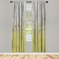 thumbnail image 1 of Ambesonne Curtains, Pair of 28"x84", Pastel Yellow, 1 of 2