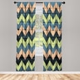 thumbnail image 1 of Ambesonne Curtains, Pair of 28"x95", Cadet Blue, 1 of 2