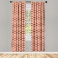 thumbnail image 1 of Ambesonne Curtains, Pair of 28"x95", Dark Salmon, 1 of 2