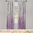 thumbnail image 1 of Ambesonne Curtains, Pair of 28"x95", Pale Eggplant, 1 of 2
