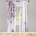 thumbnail image 1 of Ambesonne Curtains, Pair of 28"x95", Pale Lavender, 1 of 2
