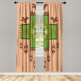 thumbnail image 1 of Ambesonne Curtains, Pair of 28"x95", Pale Rose Multicolor, 1 of 2