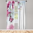 thumbnail image 1 of Ambesonne Curtains, Pair of 28"x95", Pastel Pink, 1 of 2