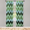 thumbnail image 1 of Ambesonne Curtains, Pair of 28"x95", Pistachio Green, 1 of 2