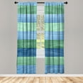 thumbnail image 1 of Ambesonne Curtains, Pair of 28"x95", Sea Blue, 1 of 2
